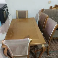 میز غذاخوری ۴نفره|میز و صندلی غذاخوری|اسفرورین, |دیوار