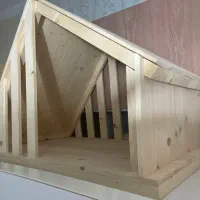 خانه (لانه)گربه تمام چوب|لوازم جانبی حیوانات|ساری, |دیوار