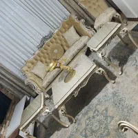 مبل ۹ نفره تمام چوب درحد جهیزیه|مبلمان خانگی و میز عسلی|تهران, بوستان چیتگر|دیوار