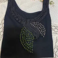 پوشاک رودوزی وگل دوزی دستی