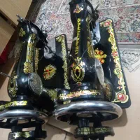 دوعدد چرخ خیاطی دستی با دوخت خوب