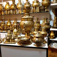 اشیائی عتیقه jdaw برنجی ذغالی زغالی گازی سماور مسی|کلکسیون اشیاء عتیقه|اصفهان, دستگرده|دیوار