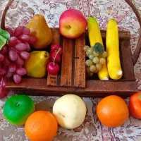 سبدومیوه مصنوعی میوه های مصنوعی تزئینی|صنایع دستی و سایر لوازم تزئینی|کرج, آق تپه|دیوار