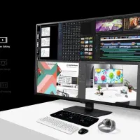 مانیتورفوقحرفهای LG 43UN700 مثل داشتن چندمانیتور|قطعات و لوازم جانبی رایانه|تهران, شهرک آپادانا|دیوار