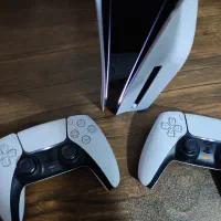 PS5 اسلیم دیسک خور دو دسته|کنسول، بازی ویدئویی و آنلاین|کرمان, |دیوار