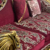 یک دست مبل ۷نفره سلطنتی|مبلمان خانگی و میز عسلی|قائم‌شهر, |دیوار