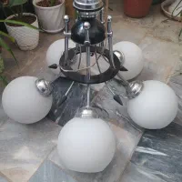 لوسترپنج شاخه ولوسترتک لامپ مدل سیب