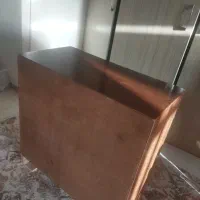 فروش تخت دو نفره با تشک در حد نو و دراور چوبی چوب|تخت و سرویس خواب|فردیس, فردیس|دیوار