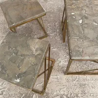 میز جلو مبلی سنگی سه تیکه