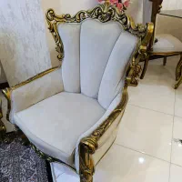 مبل سلطنتی هفت نفر با میز نهارخوری ۸نفره|مبلمان خانگی و میز عسلی|تهران, اسفندیاری|دیوار