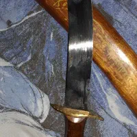 شمشیر (خنجر) با غلاف چوبی قدیمی طرح ذوالفقار قدیمی