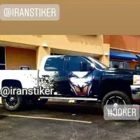 استیکر بدنه ماشین های افرود  کارفود و ....