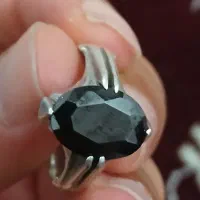 انگشتر نقره عقیق مشکی