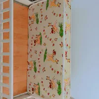 تخت کودک باتشک درحدنو|تخت و سرویس خواب|سنندج, |دیوار