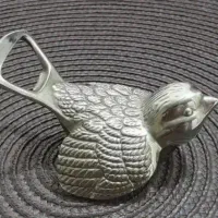 پرنده وینتیج کلکسیونی و گلاب پاش مسی قدیمی