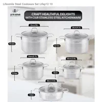 سرویس قابلمه ۱۰تکه استیل لایف اسمایل|ظروف پختوپز|شیراز, شاهچراغ|دیوار