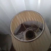 یک جفت آباژور پایه برنز|چراغ خواب و آباژور|اردبیل, |دیوار