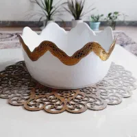 کاسه چینی لب طلایی