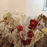 گل کریستالی|گل مصنوعی|بروجرد, |دیوار