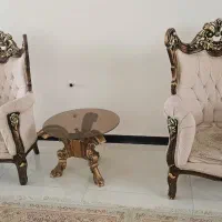 مبل هفت نفره استیل با دو عدد گل میز|مبلمان خانگی و میز عسلی|اصفهان, محمودآباد|دیوار