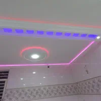 گچکاری سفید کاری نورمخفی یه گچه گچ کاری انواع طرح|خدمات پیشه و مهارت|کوهدشت, |دیوار