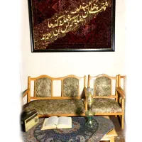 ترکیب بی‌نظیر کالیگرافی و فرش دستبافت|تابلو فرش|اسلام‌شهر, شهرک الهیه|دیوار