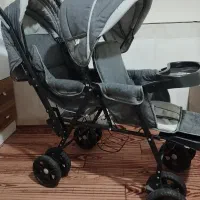 کالسکه دوقلو مارک دلیجان|کالسکه و لوازم جانبی|خمینیشهر, |دیوار