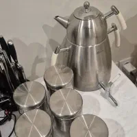 کتری و قوری میلانو ترکیه و بانکه استیل|قوری، کتری، قهوهساز دستی|تهران, کوهک|دیوار