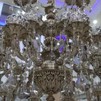 تولیدی لوستر کریمی (برنز چینی)