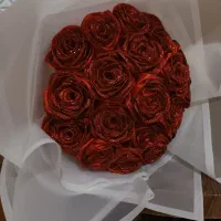 گل رز روبانی