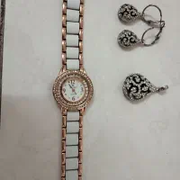 ساعت و گوشواره وپلاک همش ۱۵۰