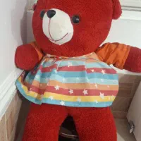 عروسک خرس|اسباب‌‌بازی|قم, قلعه کامکار|دیوار