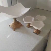 سرویس پذیرایی کاملا نو فقط جهت دکور در ویترین بوده|ظروف سرو و پذیرایی|ساری, |دیوار