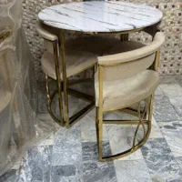 میزناهاخوری فلزی کمجا پشت ‌پارچه راحتی