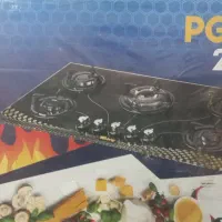 گاز صفحه ای شیشه 5شعله
