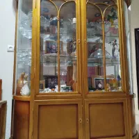 بوفه چوبی پشت آینه ای|بوفه، ویترین، کنسول|بابلسر, |دیوار