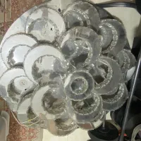 ۱ عدد لوستر بزرگ طرح ماه با چند نور مختلف