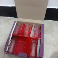 ۵ عدد لیوان پایه دار نو
