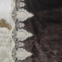 والن مخمل قهوه‌ای