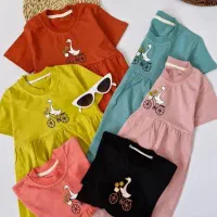 کراپ سارافون پیراهن نخی لباس بچگانه