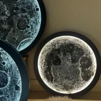 تابلوی ماه و ماه آینه|تابلو، نقاشی، عکس|قم, صفائیه|دیوار