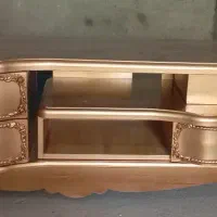 میز تلویزیون و دکوری کشو دار و دست ساز