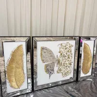 تابلو سه تیکه ایینه ایی لوکس تخفیف ویژه