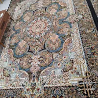 فرش ۹ متری ۱۰۰۰شانه ابریشم کارشده|فرش|رشت, چله خانه|دیوار