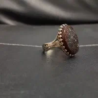انگشتر مردانه نقره روس عقیق