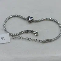 دستبند تنیسی نقره / اقساط ۳ماهه / روز زن|جواهرات|یزد, |دیوار