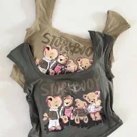 نیمتنه اسپرت چاپ خرس