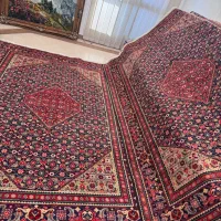 جفت ۶ متری دستبافت ماهی زمینه سرمهای گوشتدار|فرش|تهران, یوسفآباد|دیوار