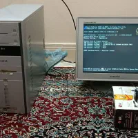مانیتور LG به همراه کیس و ماوس