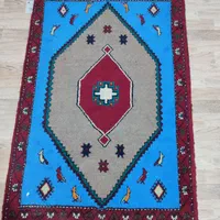قالیچه ۴ متری دستبافت پشمی کلاردشت و ۲ متری ترکمن|فرش|عباس‌آباد, |دیوار